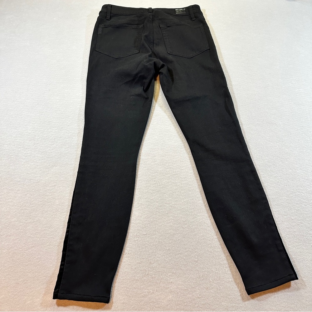 Paige Hoxton Ultra Skinny Jeans Women's 30 Velvet Onyx‎ Black Stretch Denim - Picture 16 of 16